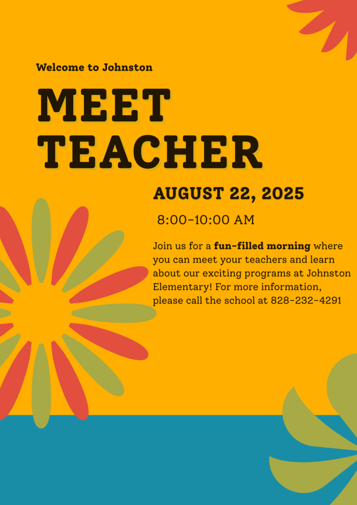 Meet the Teacher flyer