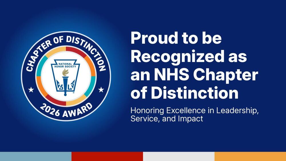 NHS Chapter of Distinction 2026 Award Recipient