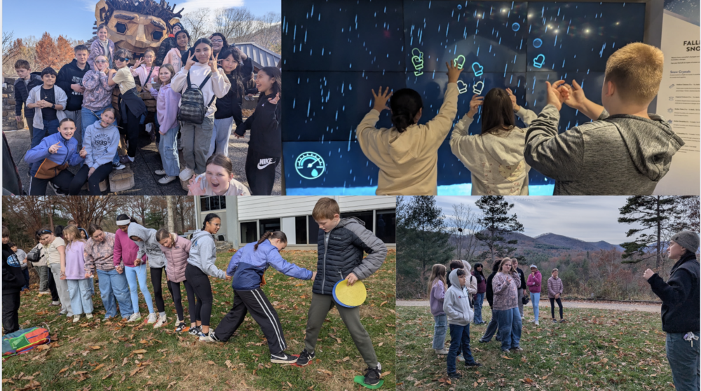 6th Grade Students on their Field Trip to the NC Arboretum