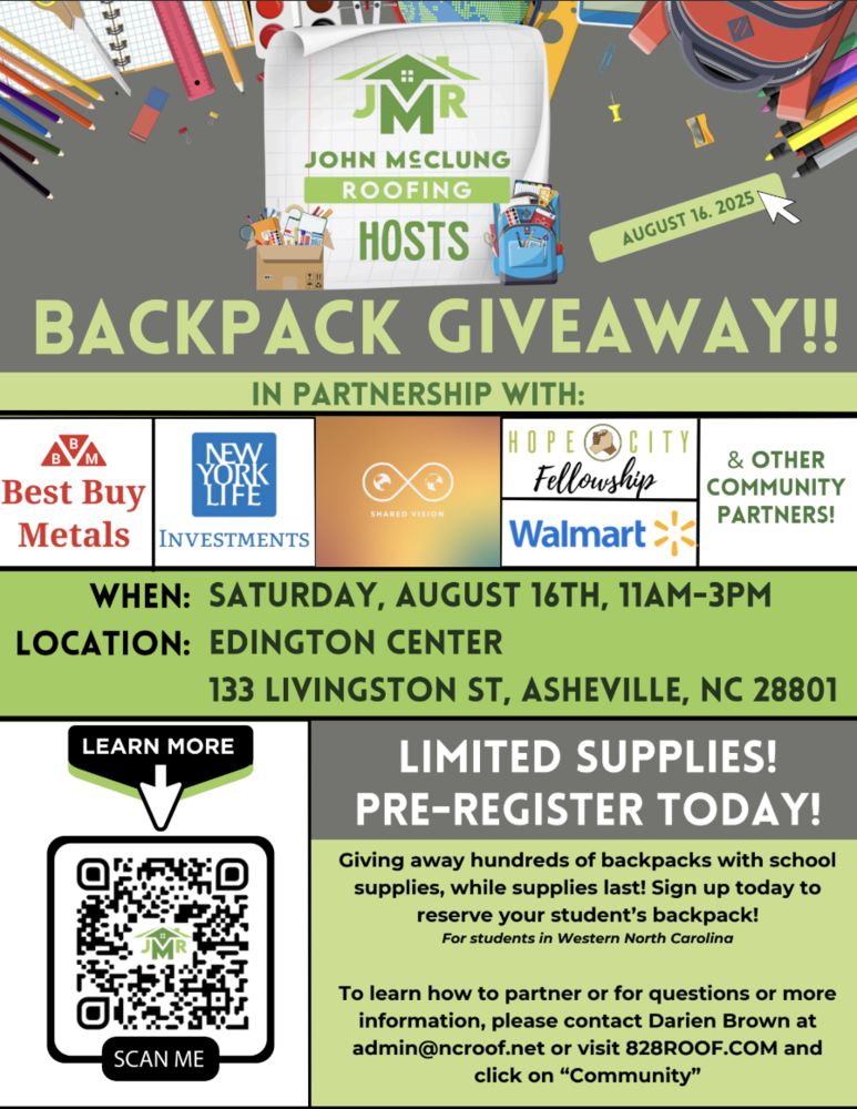 Backpack Giveaway