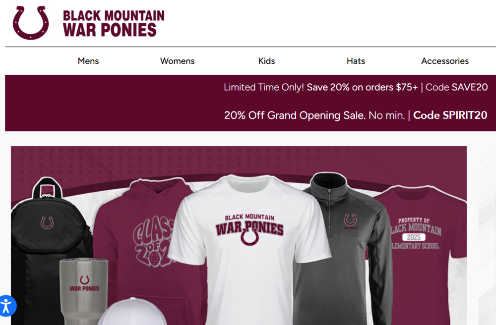 Owen District Store Landing Page Image