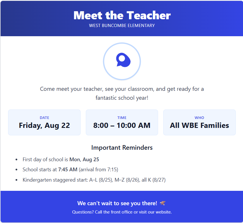 Meet the Teacher