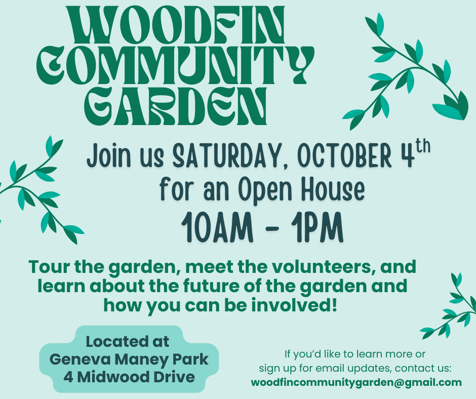 Woodfin community garden Saturday 10/4