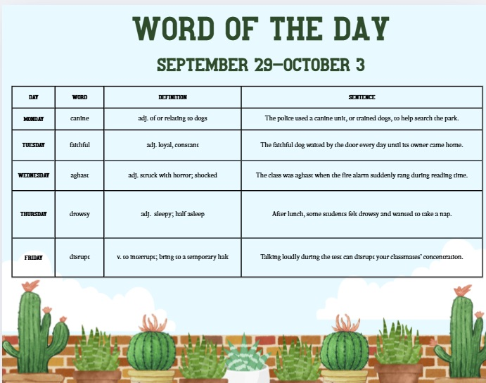 Word of the Day