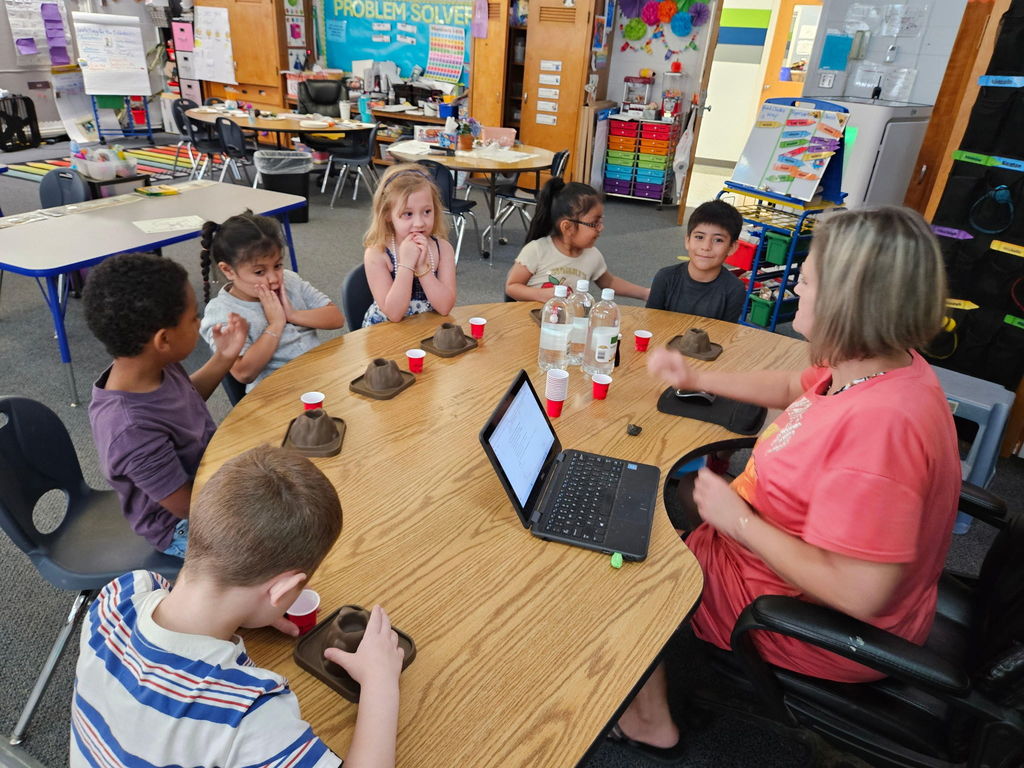 Students working in small group
