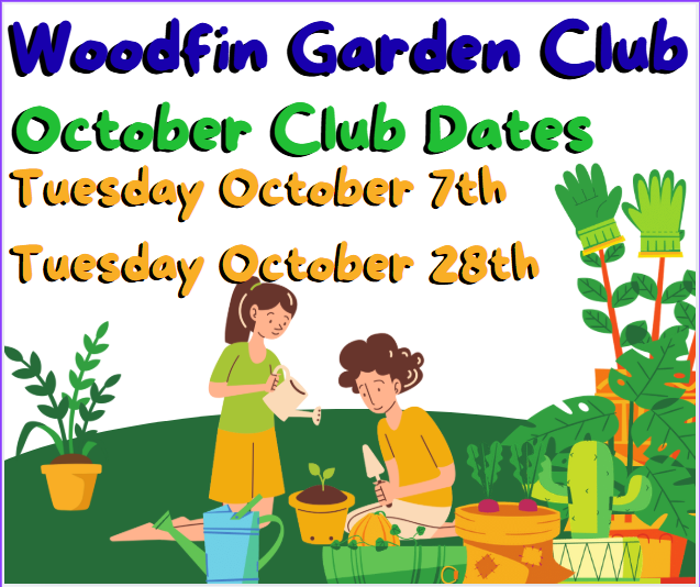 Woodfin Garden Club dates