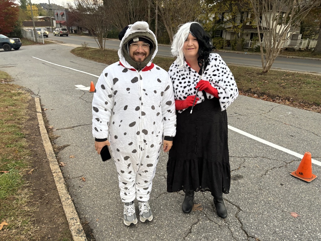 Cruella and Dalmation