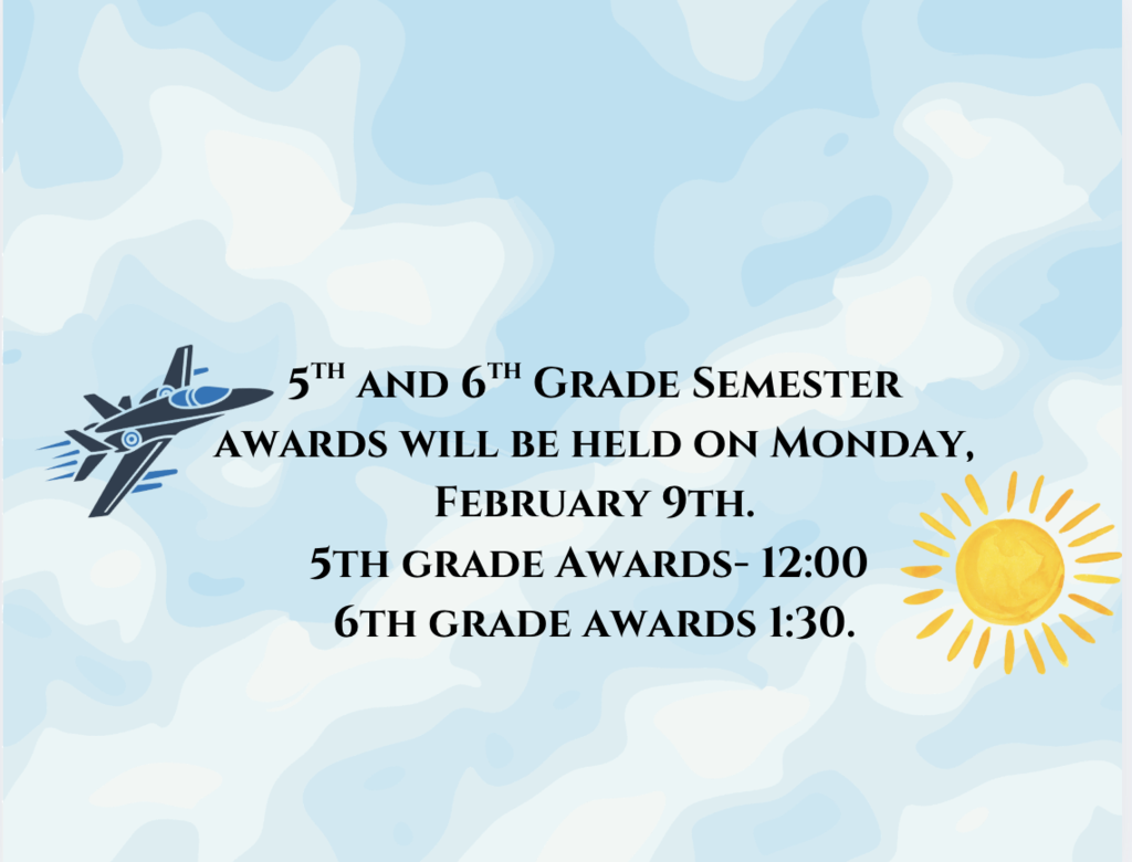 5th and 6th Grade Semester Rewards