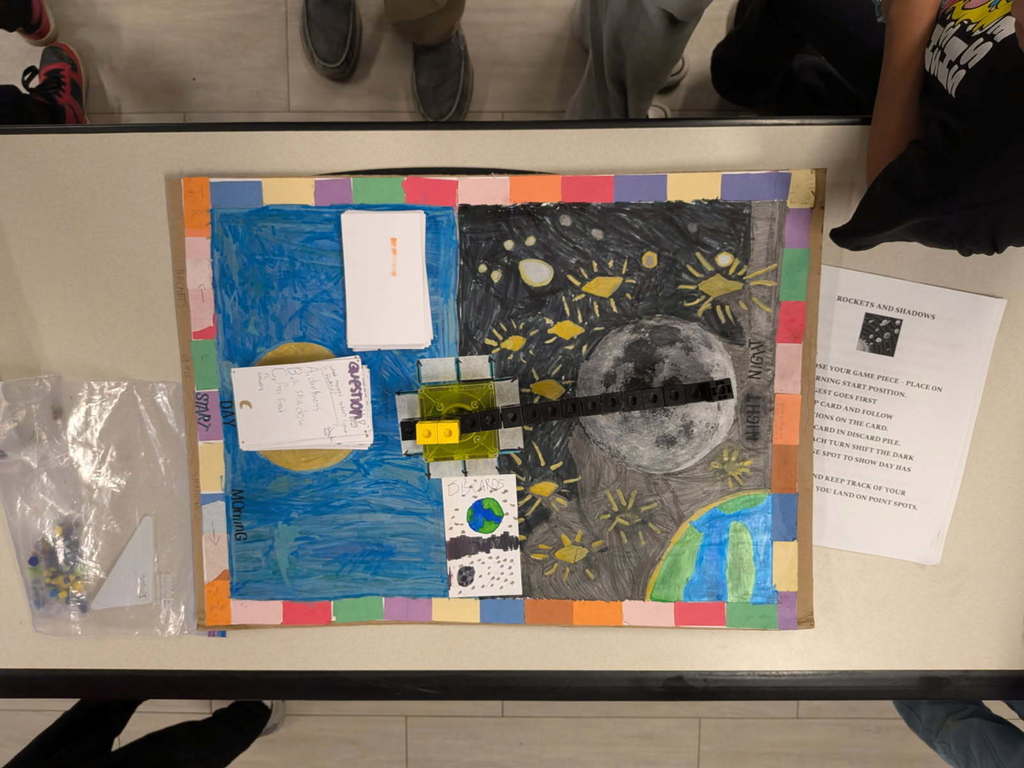 Student designed game board.