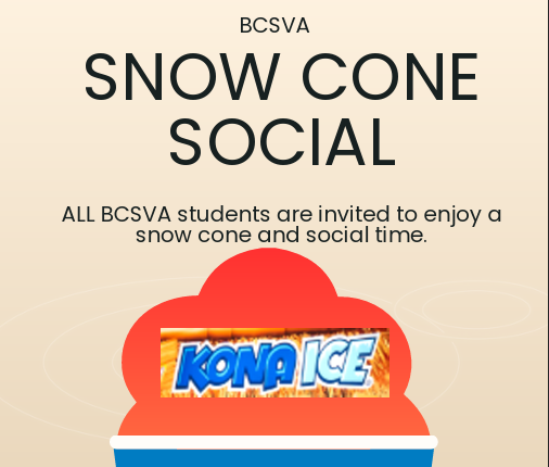 Snow Cone Social for BCSVA