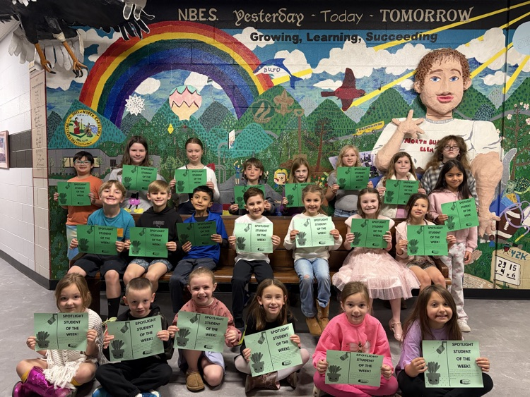 Group of PBIS Spotlight Students of the Week! 