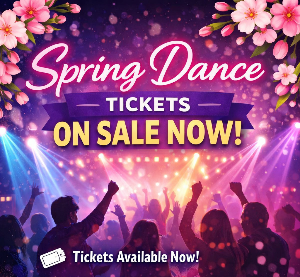 BCSVA 9-12 grade Spring Dance tickets available now