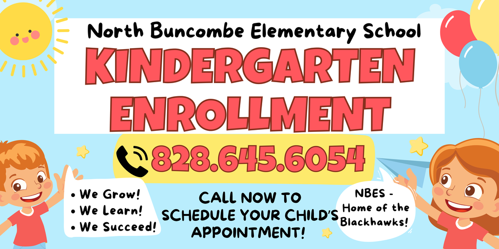 Kindergarten Enrollment is TOMORROW! 