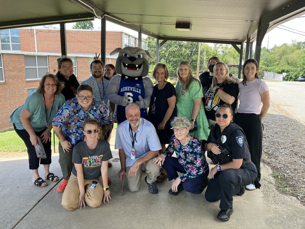 Picture of Woodfin staff with Rocky