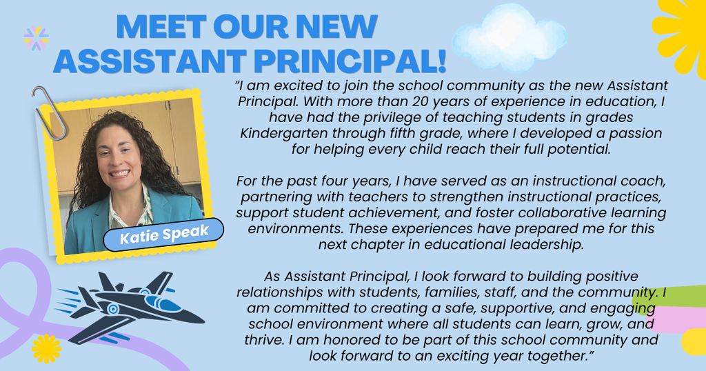 Meet Our New Assistant Principal, Katie Speak!