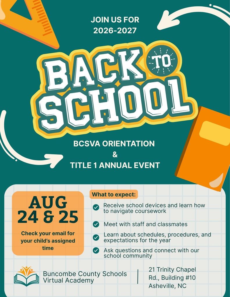 BCSVA Orientation and Title 1 Annual Event August 24 and 25