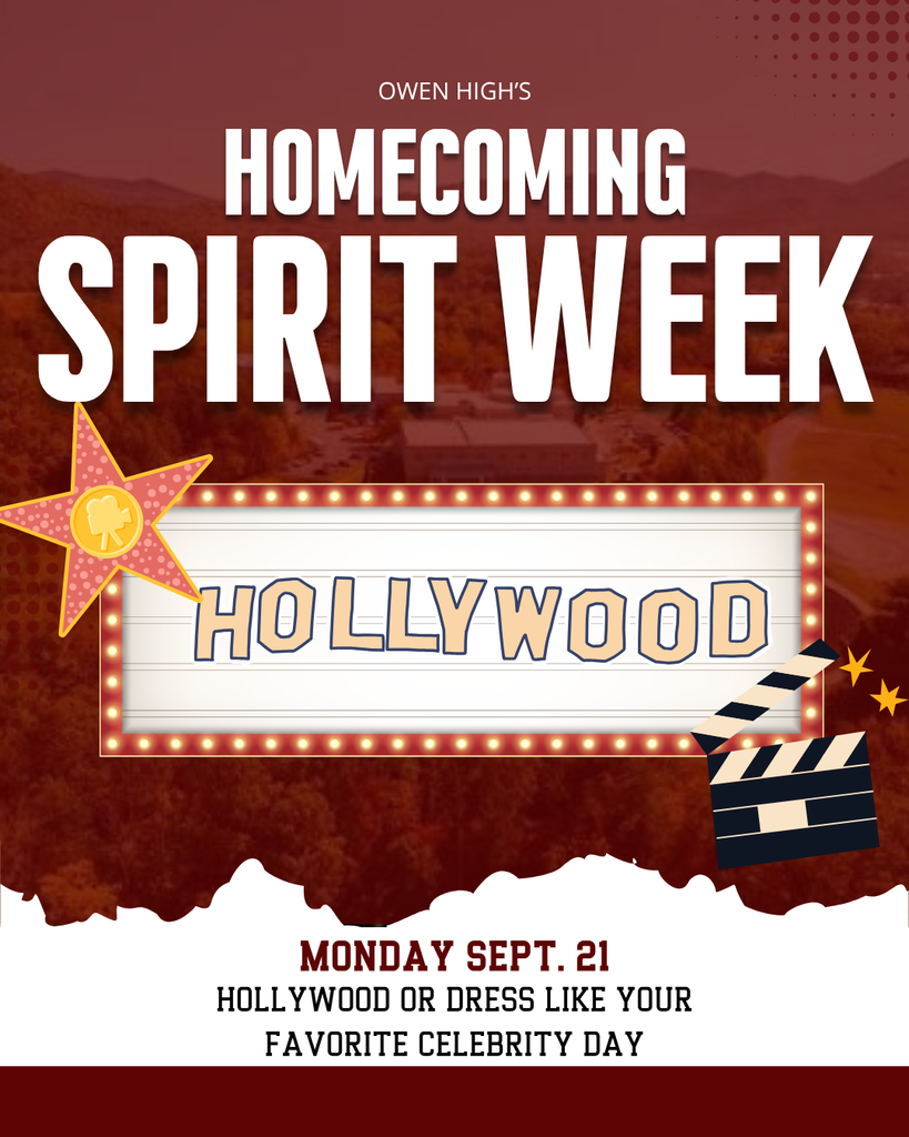 Monday spirit week theme: dress hollywood/your favorite celebrity