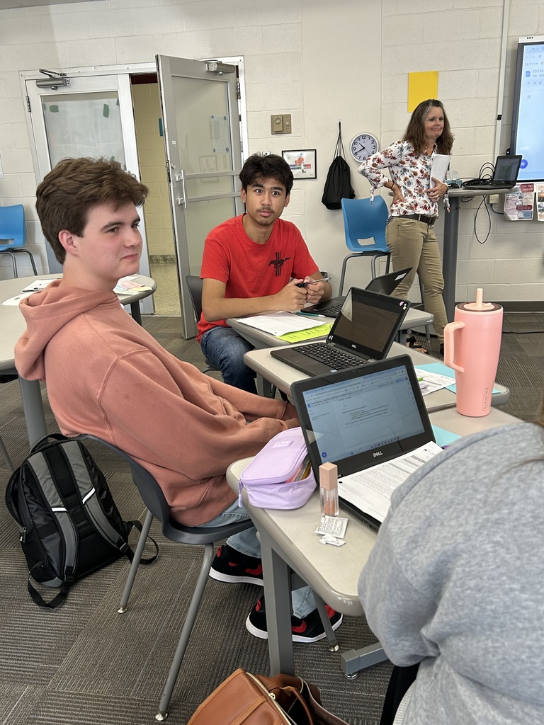 students working