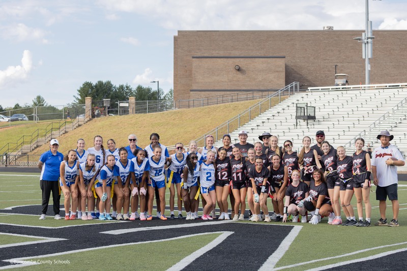 lady hawks pose with blue devils