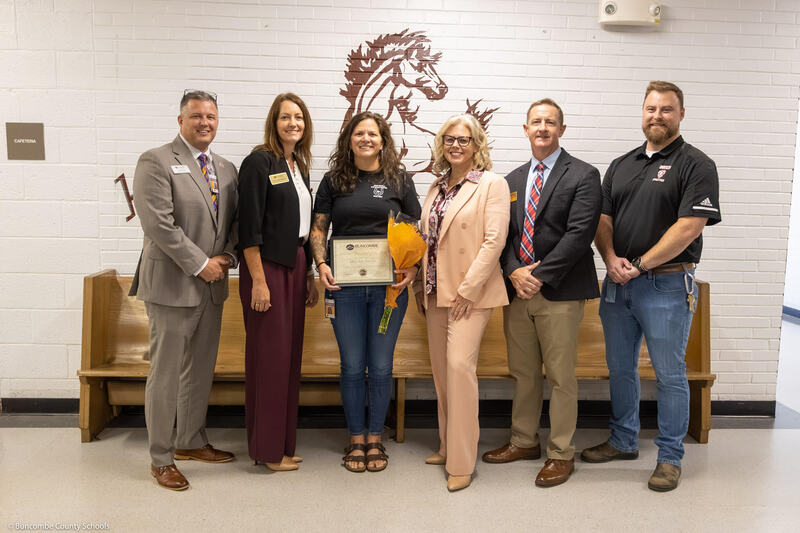 Superintendents with Megan Davis.