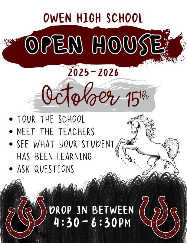 OHS Open House flyer