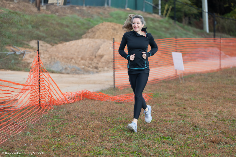 Ms. Marsha Tucci running. 