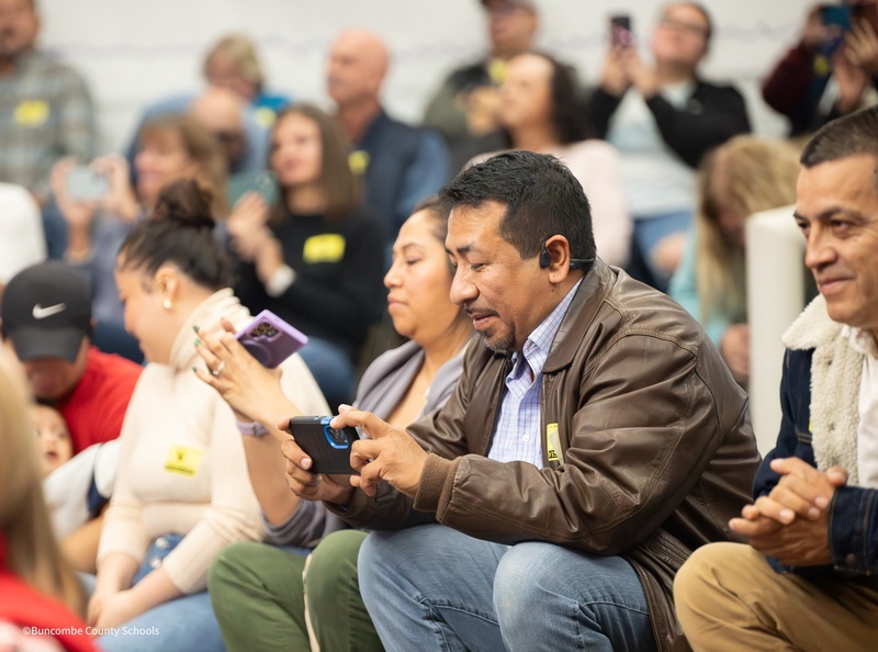 Parents and Grandparents in the audience