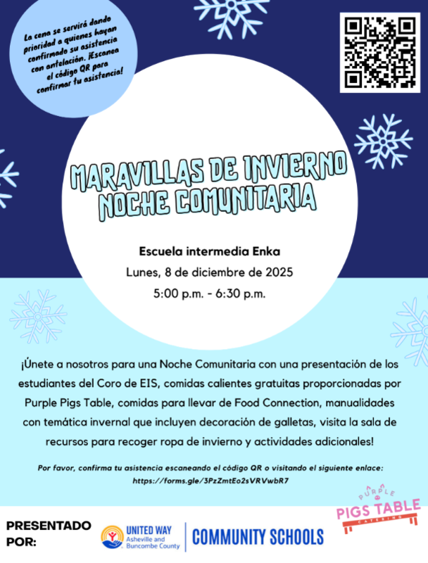EIS Community Night Flyer- In Spanish