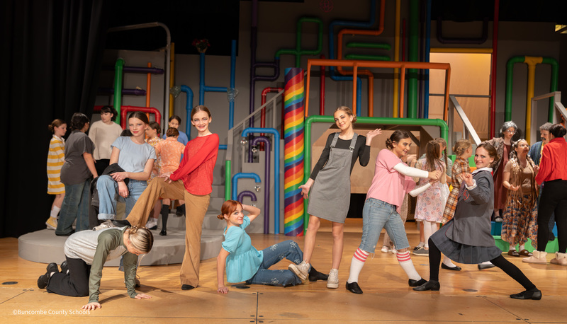 The candy kids from willy wonka