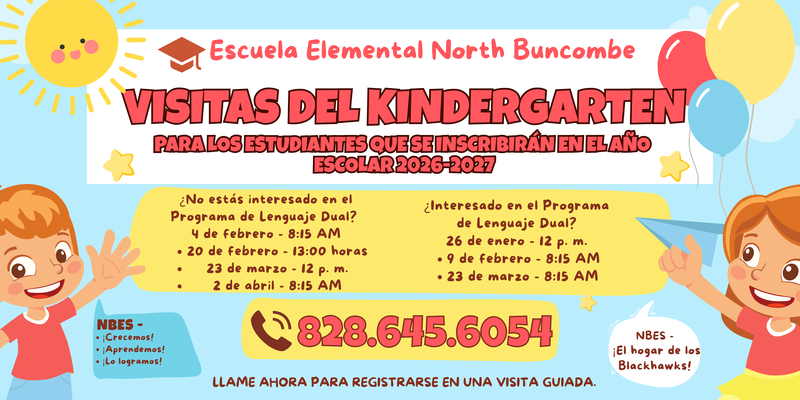 Kindergarten Tours for students enrolling in the 26-27 school year