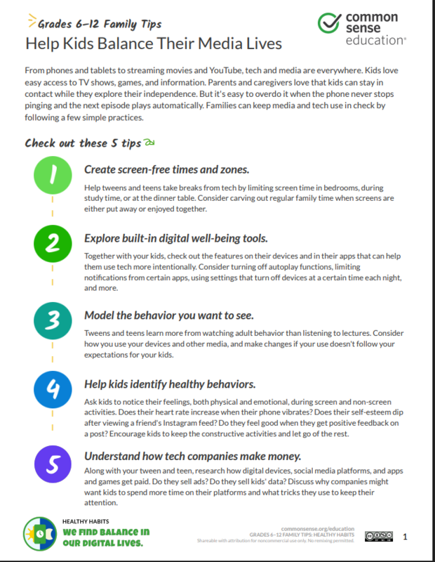 Help kids balance their media lives