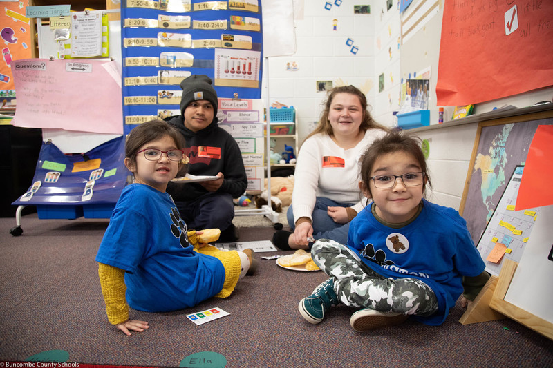 Parents with their students.