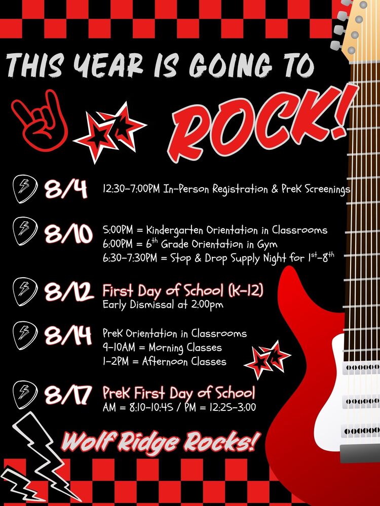 Back to School Dates