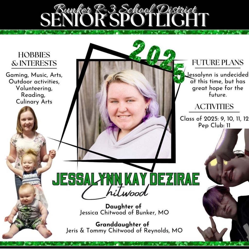 Bunker R-3 Senior Spotlight: Jessalynn Chitwood