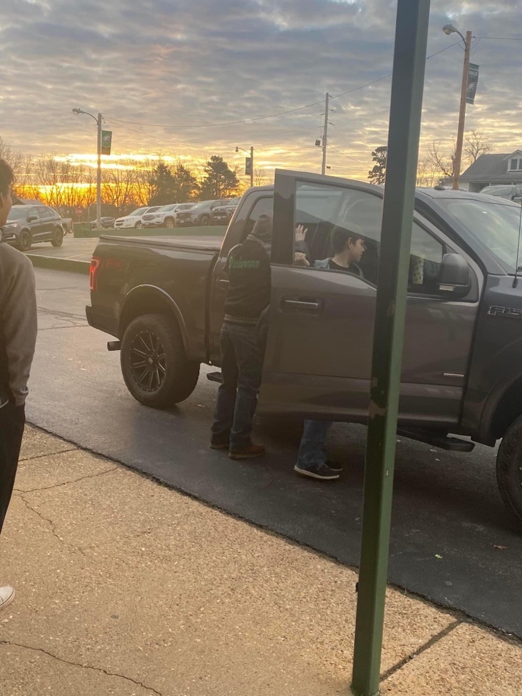 Parent drop off line