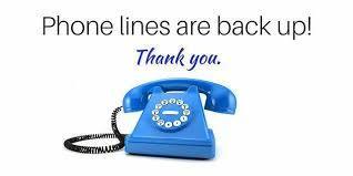 Phones back up
