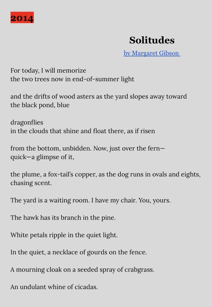 “Solitudes"