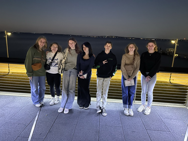 Students at Lake Mendota