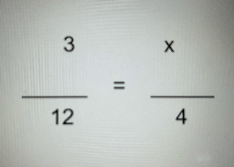 Solve for x.
