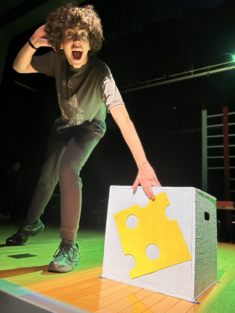 One performer’s reaction when he heard we exceeded our donation goal!