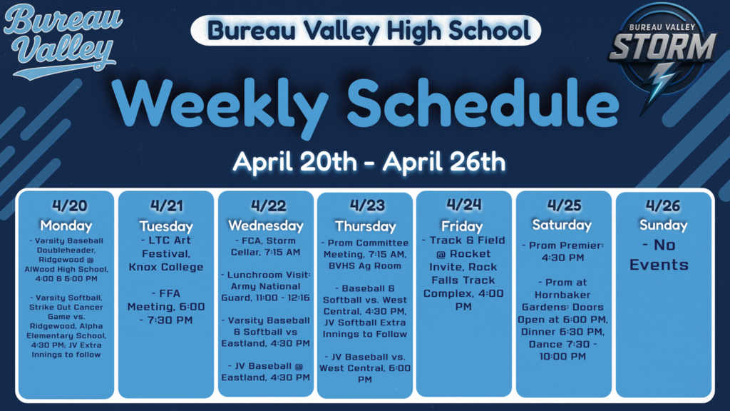 Weekly Schedule
