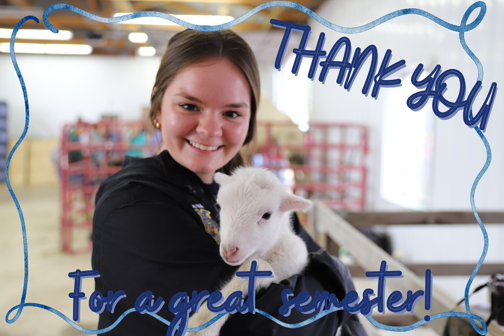 The Bureau Valley Ag Department said “see you later” to a very special part of our program today. Miss Merriman finished student teaching after a fantastic semester here at BV.  Throughout her time with us, Miss Merriman has built meaningful relationships with students, brought energy and enthusiasm into the classroom, and made a lasting impact on our program. She has touched the lives of so many students through her encouragement, patience, and passion for agriculture education.  Miss Merriman will graduate in May from Illinois State University and will be starting the ag program at Rock Falls this fall. We are excited to see all that she will accomplish in her own classroom.  We are grateful for the time, effort, and heart she poured into Bureau Valley. She will be greatly missed.