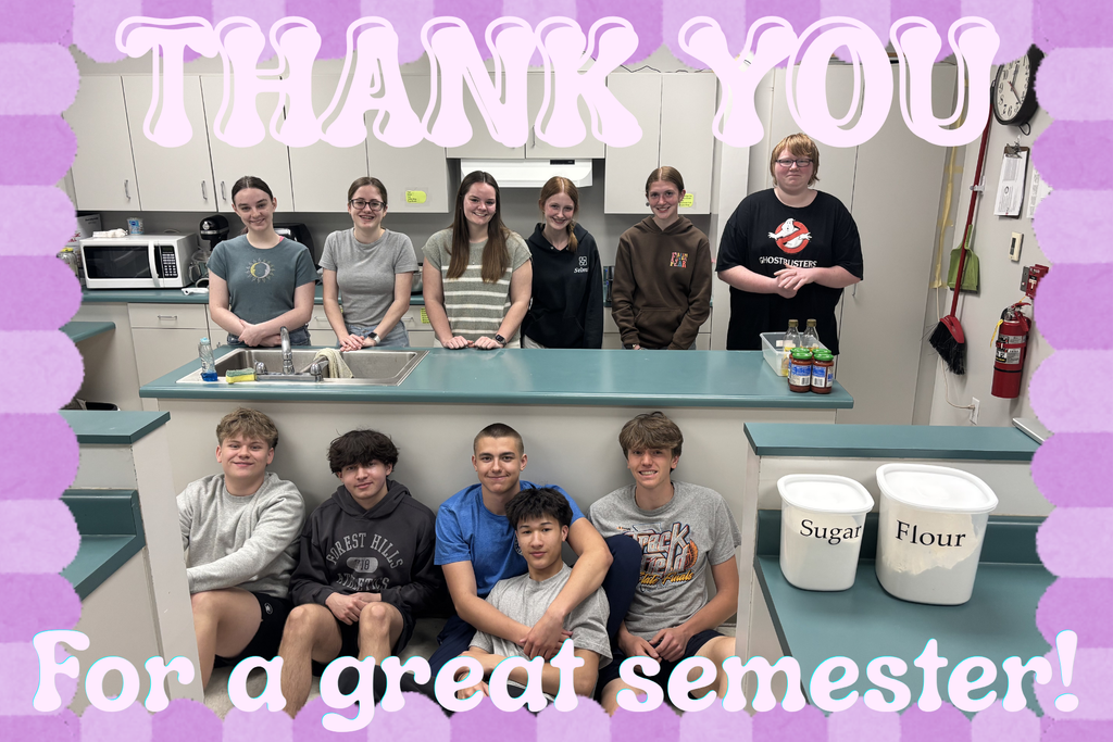 The Bureau Valley Ag Department said “see you later” to a very special part of our program today. Miss Merriman finished student teaching after a fantastic semester here at BV.  Throughout her time with us, Miss Merriman has built meaningful relationships with students, brought energy and enthusiasm into the classroom, and made a lasting impact on our program. She has touched the lives of so many students through her encouragement, patience, and passion for agriculture education.  Miss Merriman will graduate in May from Illinois State University and will be starting the ag program at Rock Falls this fall. We are excited to see all that she will accomplish in her own classroom.  We are grateful for the time, effort, and heart she poured into Bureau Valley. She will be greatly missed.