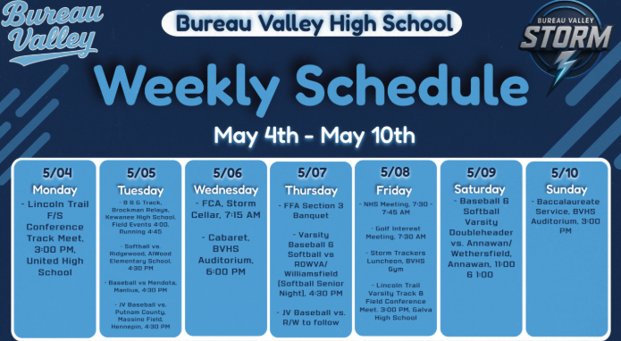Weekly Schedule