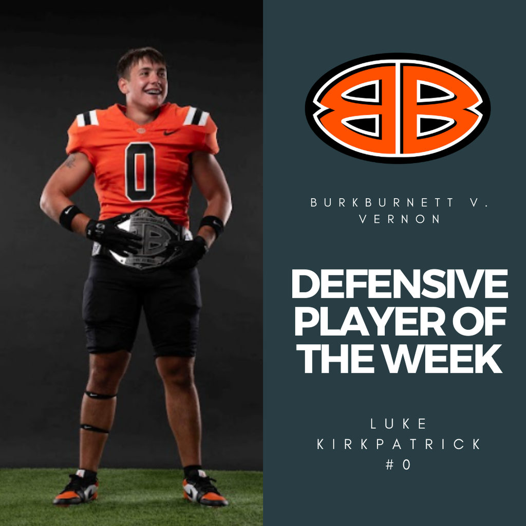 Defensive Player of the week