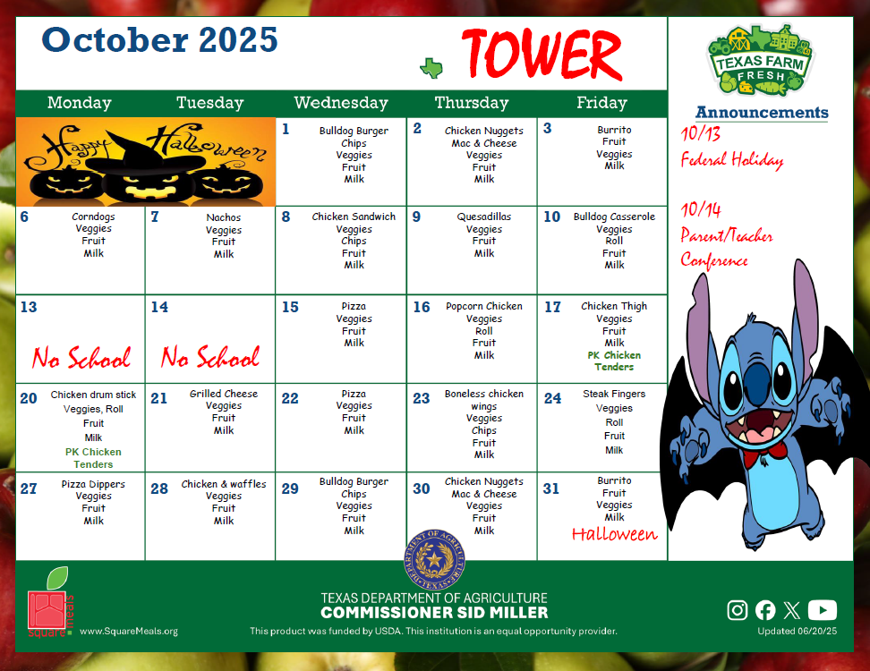 Lunch October 2025