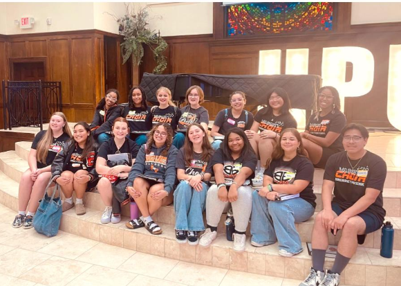 This past weekend the Burkburnett High School Varsity Choir was thrilled to attend Howard Payne University for their annual TMEA All-State Clinic. Each of the students were able to learn their region pieces with fellow competitors ahead of the competition which will be held at Burkburnett HS on October 11th.