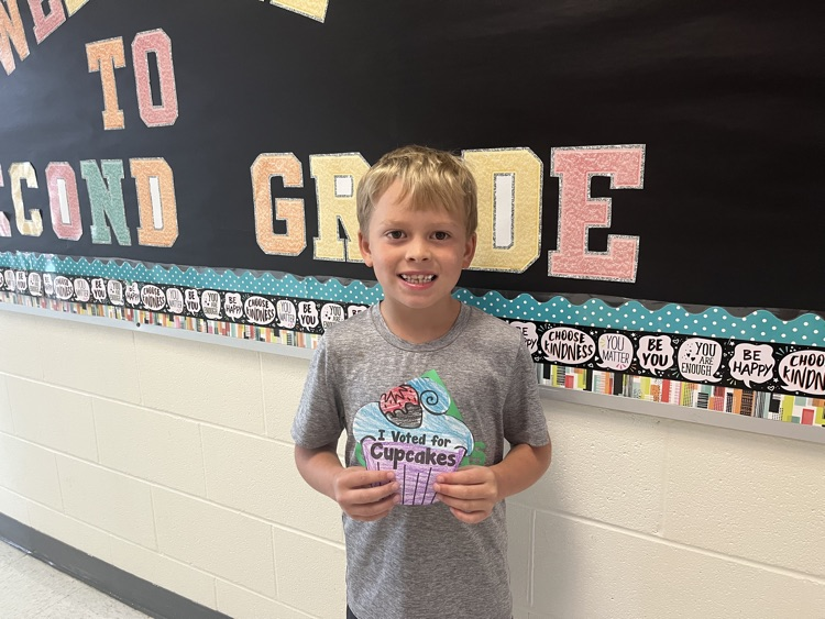 Ms.Masella’s 2nd graders completed a survey on their favorite dessert, colored in their votes, and together they created a life size picture graph. Afterwards, they answered questions based on the data. 