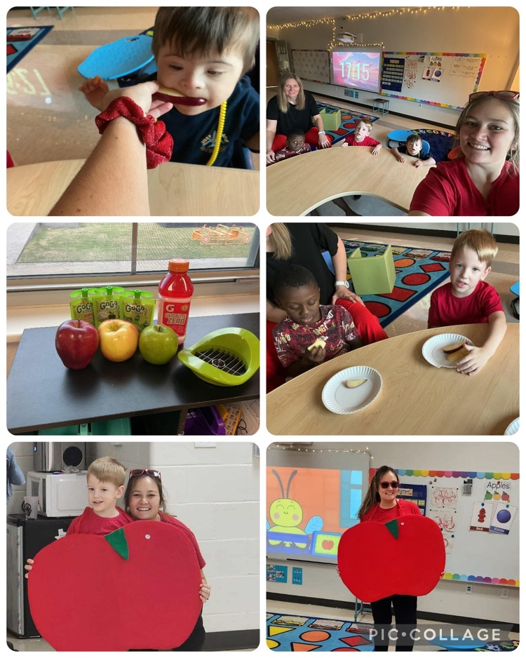 pictures of Mrs. Hughes’ class in red