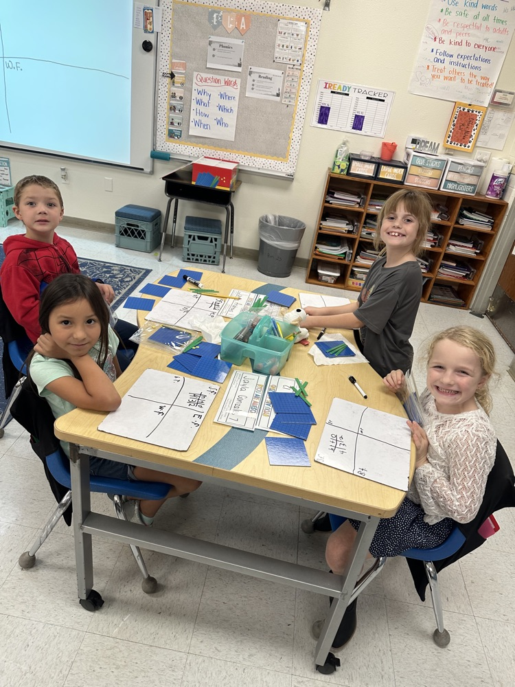 Ms. Matt’s class LOVES math, especially when it’s hands on! This week we have worked on place value knowledge and determining if numbers are even and odd.